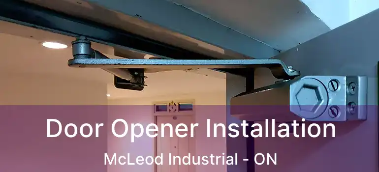  Door Opener Installation McLeod Industrial - ON