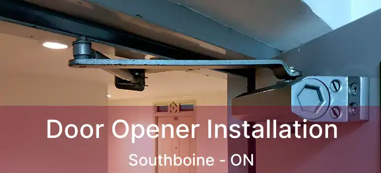  Door Opener Installation Southboine - ON