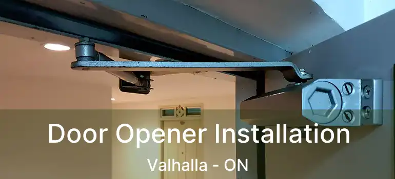  Door Opener Installation Valhalla - ON