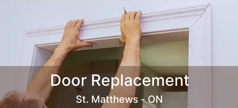  Door Replacement St. Matthews - ON