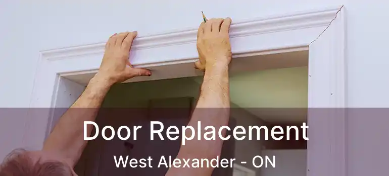  Door Replacement West Alexander - ON