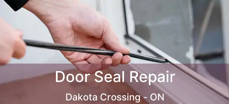  Door Seal Repair Dakota Crossing - ON