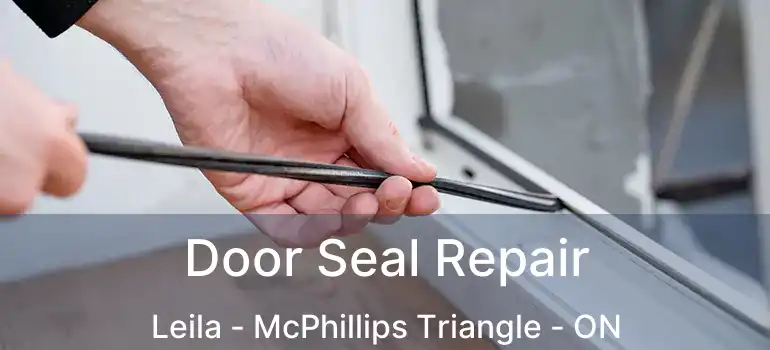  Door Seal Repair Leila - McPhillips Triangle - ON