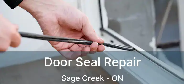  Door Seal Repair Sage Creek - ON
