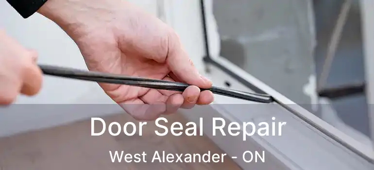  Door Seal Repair West Alexander - ON