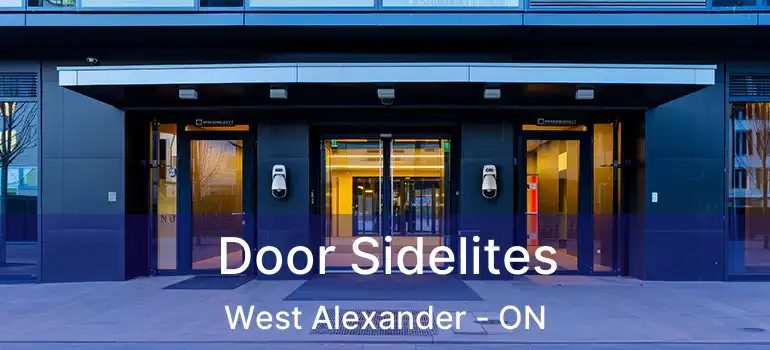  Door Sidelites West Alexander - ON