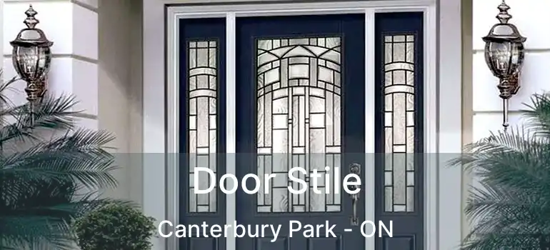  Door Stile Canterbury Park - ON