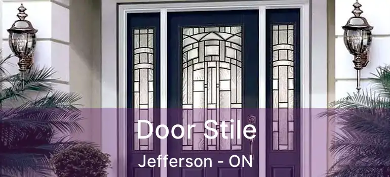  Door Stile Jefferson - ON