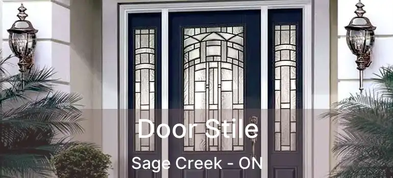  Door Stile Sage Creek - ON