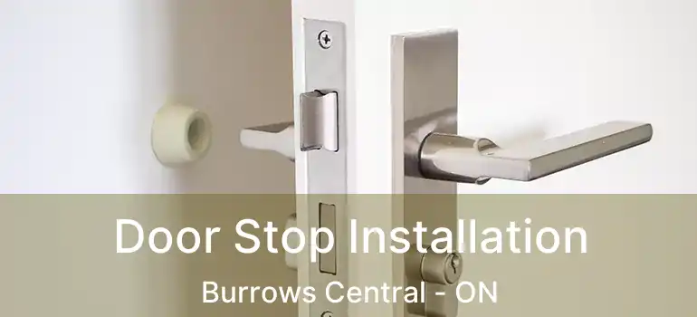  Door Stop Installation Burrows Central - ON
