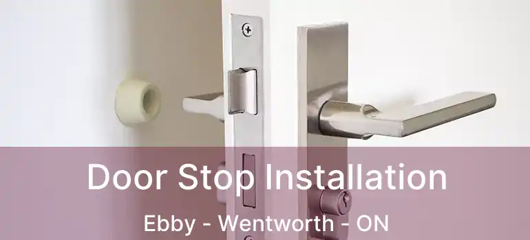  Door Stop Installation Ebby - Wentworth - ON