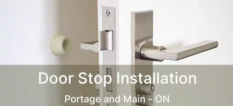  Door Stop Installation Portage and Main - ON