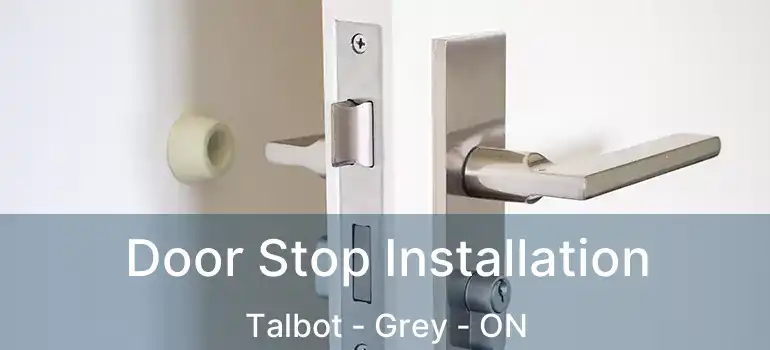  Door Stop Installation Talbot - Grey - ON