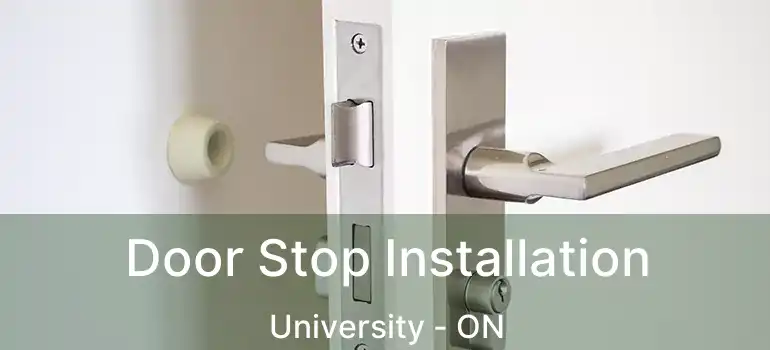  Door Stop Installation University - ON