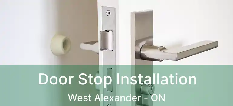  Door Stop Installation West Alexander - ON