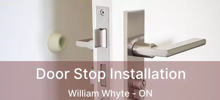  Door Stop Installation William Whyte - ON