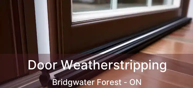  Door Weatherstripping Bridgwater Forest - ON