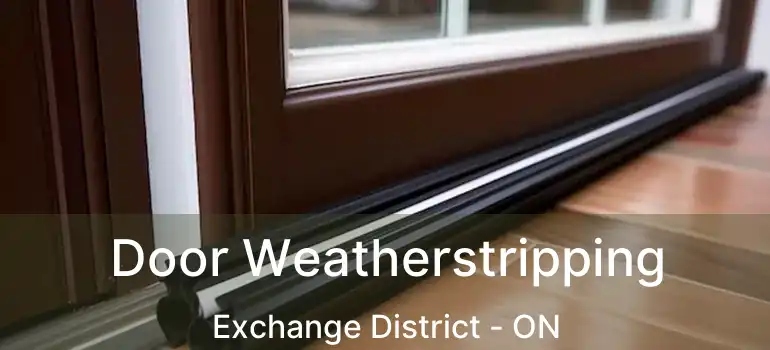  Door Weatherstripping Exchange District - ON