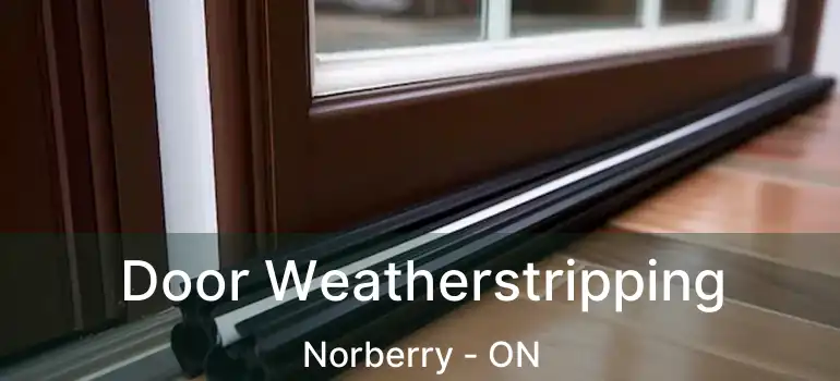  Door Weatherstripping Norberry - ON