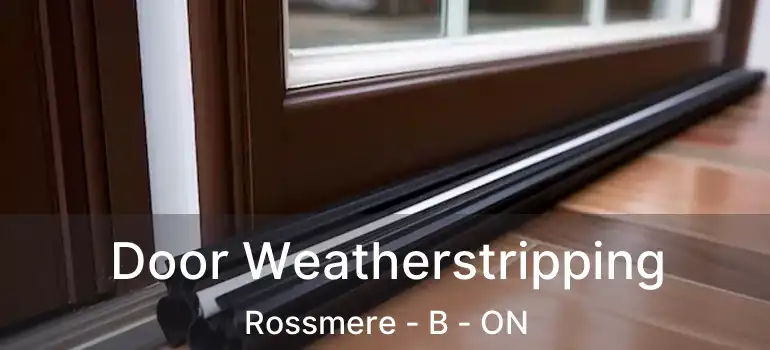  Door Weatherstripping Rossmere - B - ON