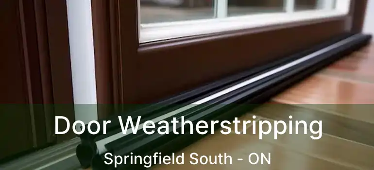  Door Weatherstripping Springfield South - ON