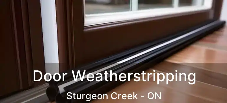  Door Weatherstripping Sturgeon Creek - ON