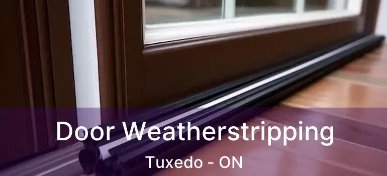  Door Weatherstripping Tuxedo - ON