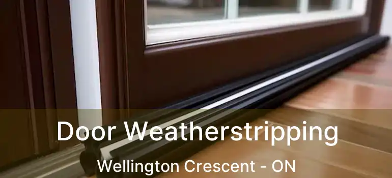  Door Weatherstripping Wellington Crescent - ON