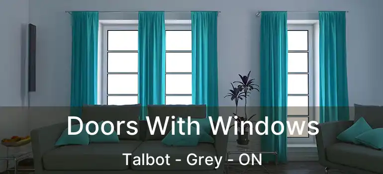 Doors With Windows Talbot - Grey - ON