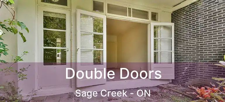  Double Doors Sage Creek - ON