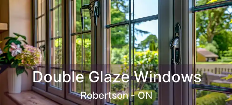  Double Glaze Windows Robertson - ON