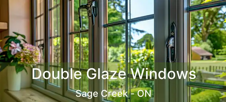  Double Glaze Windows Sage Creek - ON