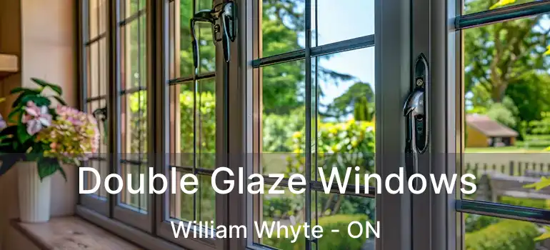  Double Glaze Windows William Whyte - ON