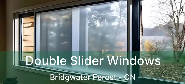  Double Slider Windows Bridgwater Forest - ON
