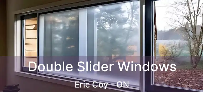  Double Slider Windows Eric Coy - ON