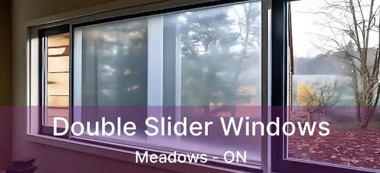  Double Slider Windows Meadows - ON