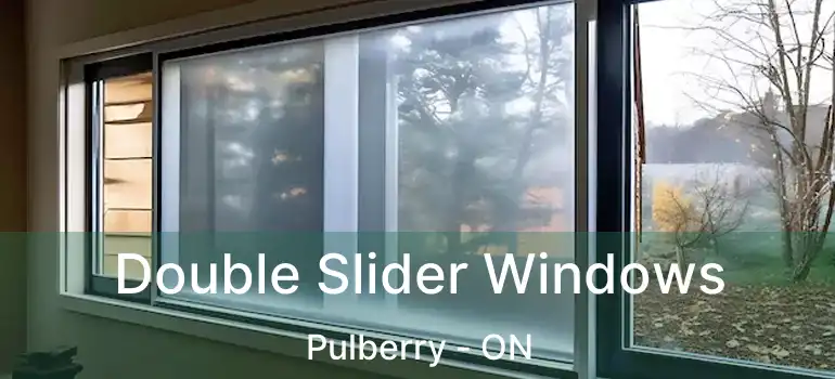  Double Slider Windows Pulberry - ON