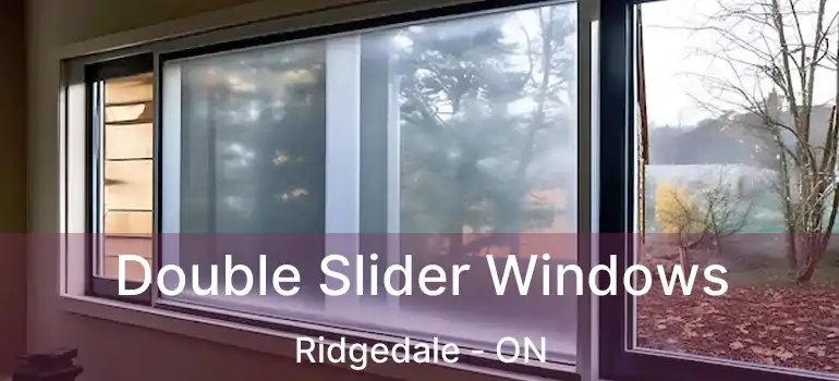  Double Slider Windows Ridgedale - ON