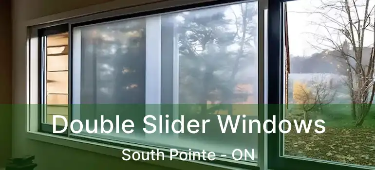  Double Slider Windows South Pointe - ON