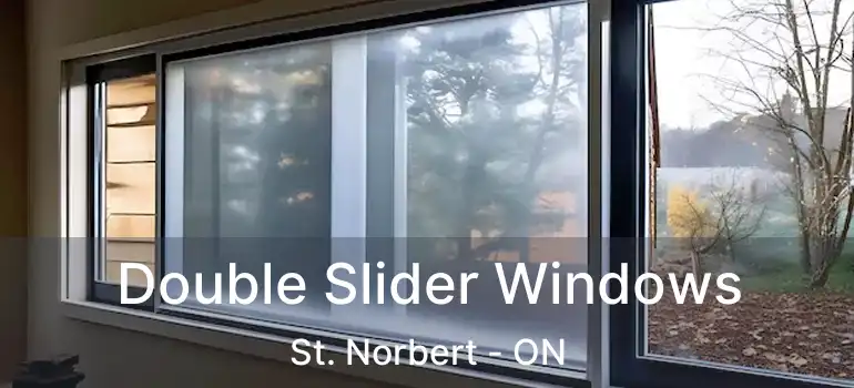  Double Slider Windows St. Norbert - ON