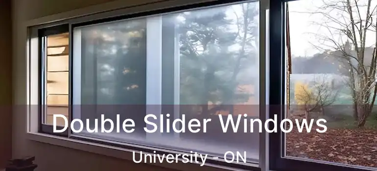  Double Slider Windows University - ON