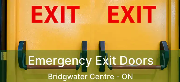  Emergency Exit Doors Bridgwater Centre - ON