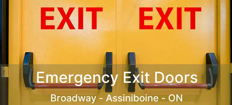  Emergency Exit Doors Broadway - Assiniboine - ON