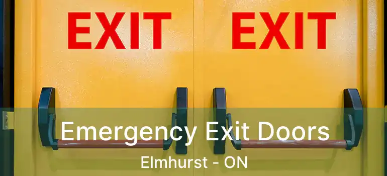  Emergency Exit Doors Elmhurst - ON