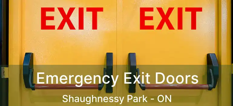  Emergency Exit Doors Shaughnessy Park - ON