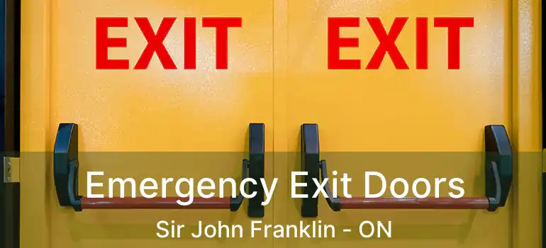  Emergency Exit Doors Sir John Franklin - ON