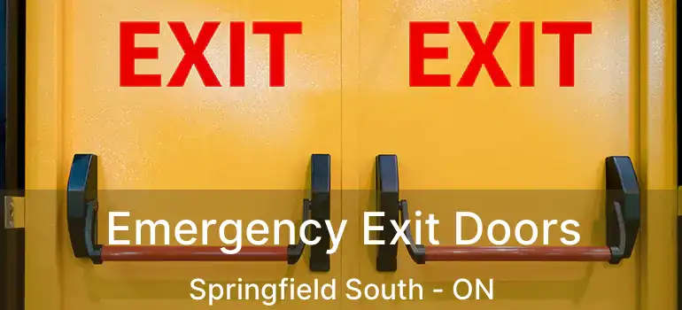  Emergency Exit Doors Springfield South - ON