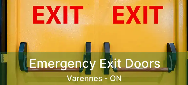  Emergency Exit Doors Varennes - ON