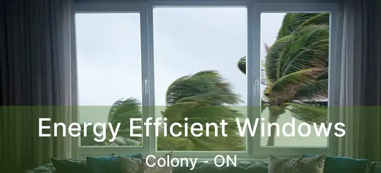  Energy Efficient Windows Colony - ON
