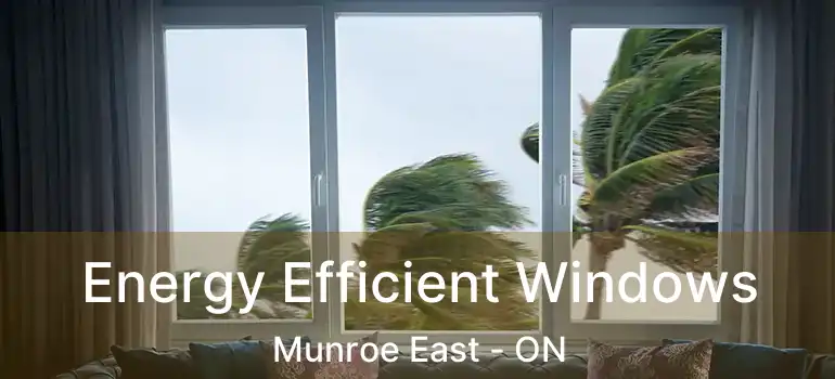 Energy Efficient Windows Munroe East - ON